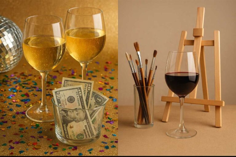 Ζωγραφική και κρασί — Ανάμεσα στη Δημιουργία και την Επιφανειακή εμπορευματοποίησηκαι την